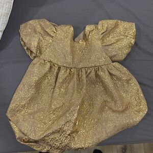 H&M Shimmering Gold Dress
